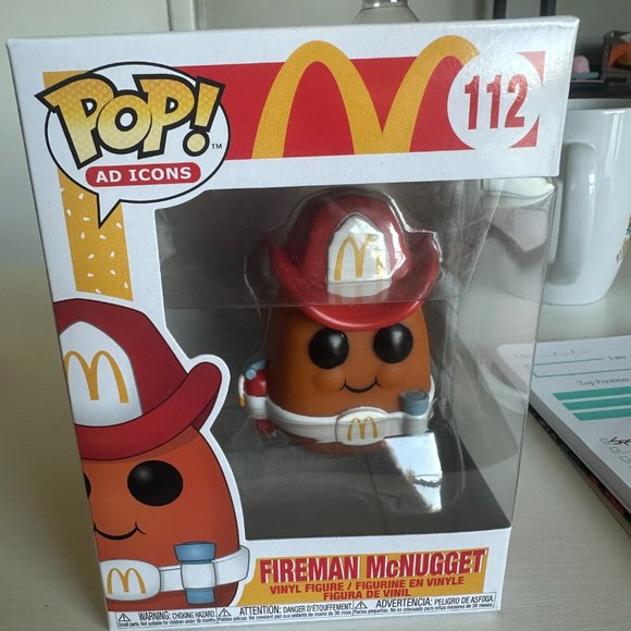 Funko POP Ad Icons: McDonald's - Fireman Nugget, Multicolor, Gift Idea NEW - Picture 4 of 4